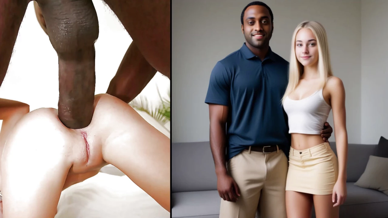 A ebony man spreading my stunning spouse's derriere (butt) porn video